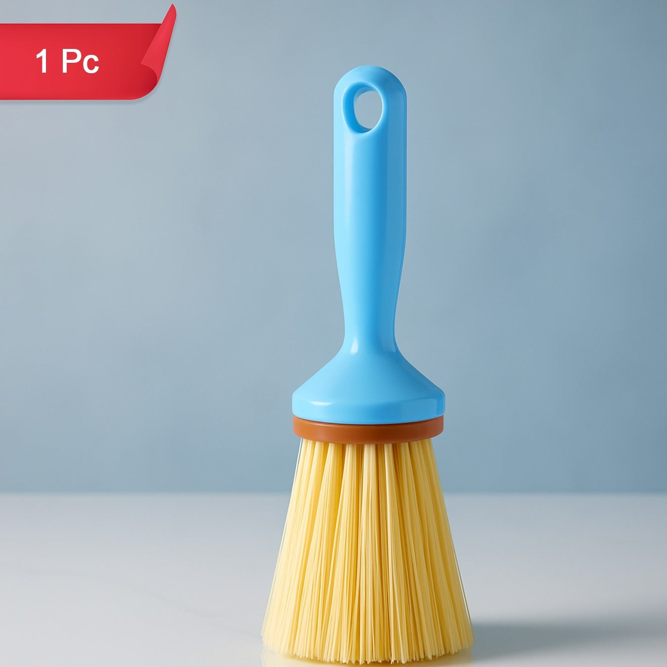 Multi-purpose Short Handle Plastic Cleaning Brush (1 Pc) - Happy Price - Image 1