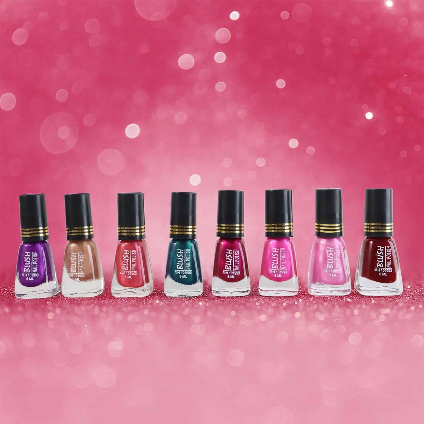 Blush Dark Mini Nail Polish (Mix Color 6 Ml 1 Pc)