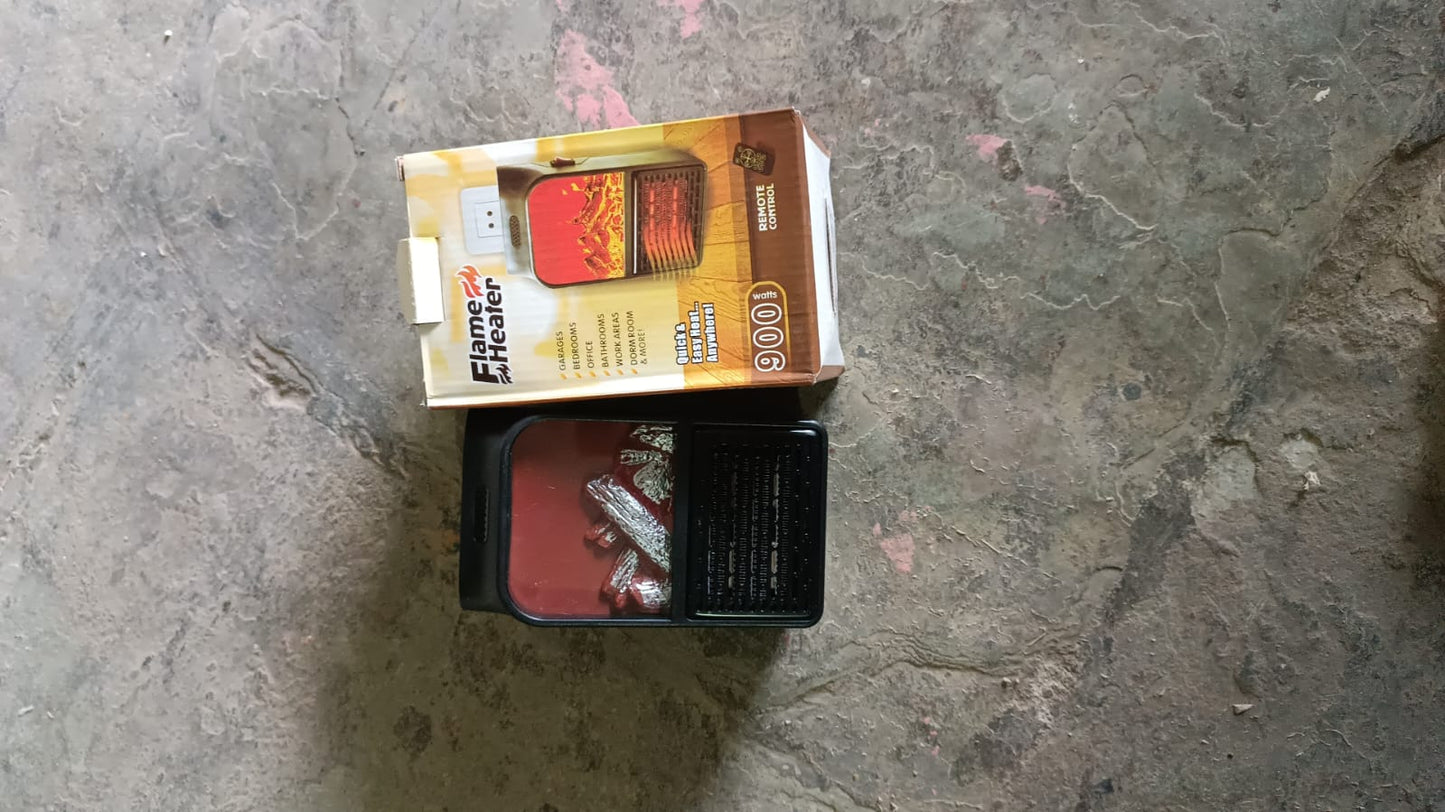 Portable Electric Fireplace Lamp Led Flame Heater (900w 1 Pc) - Happy Price - Image 7