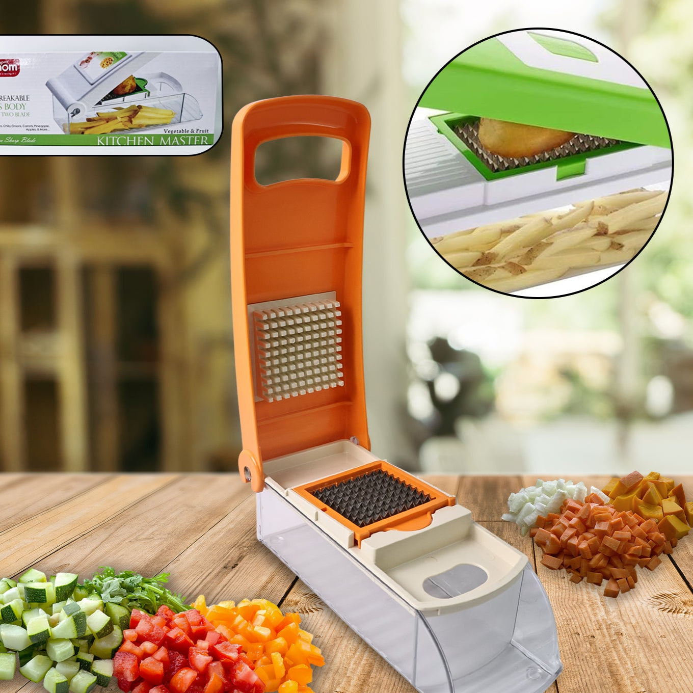 Supermom Kitchen Master Vegetable Fruit Chopper (1 Pc) - Happy Price - Image 1