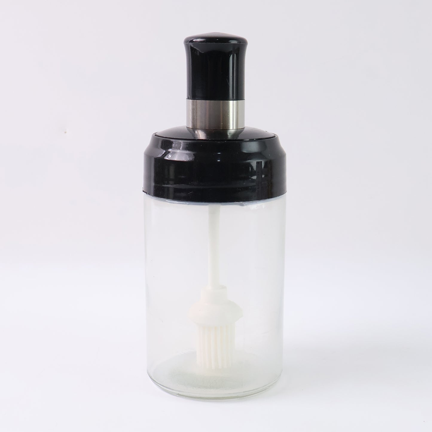 Glass Oil Dispenser Bottle with Built-in Silicone Brush (250ml) - Happy Price - Image 4