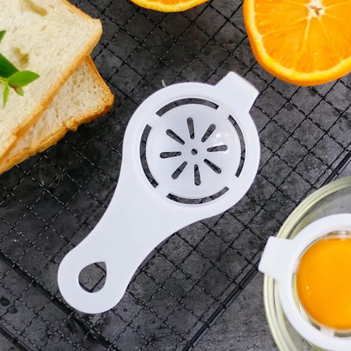 Plastic Egg Yolk Separator Egg White Yolk Filter Separator (1 Pc With Card Packing) - Happy Price - Image 4