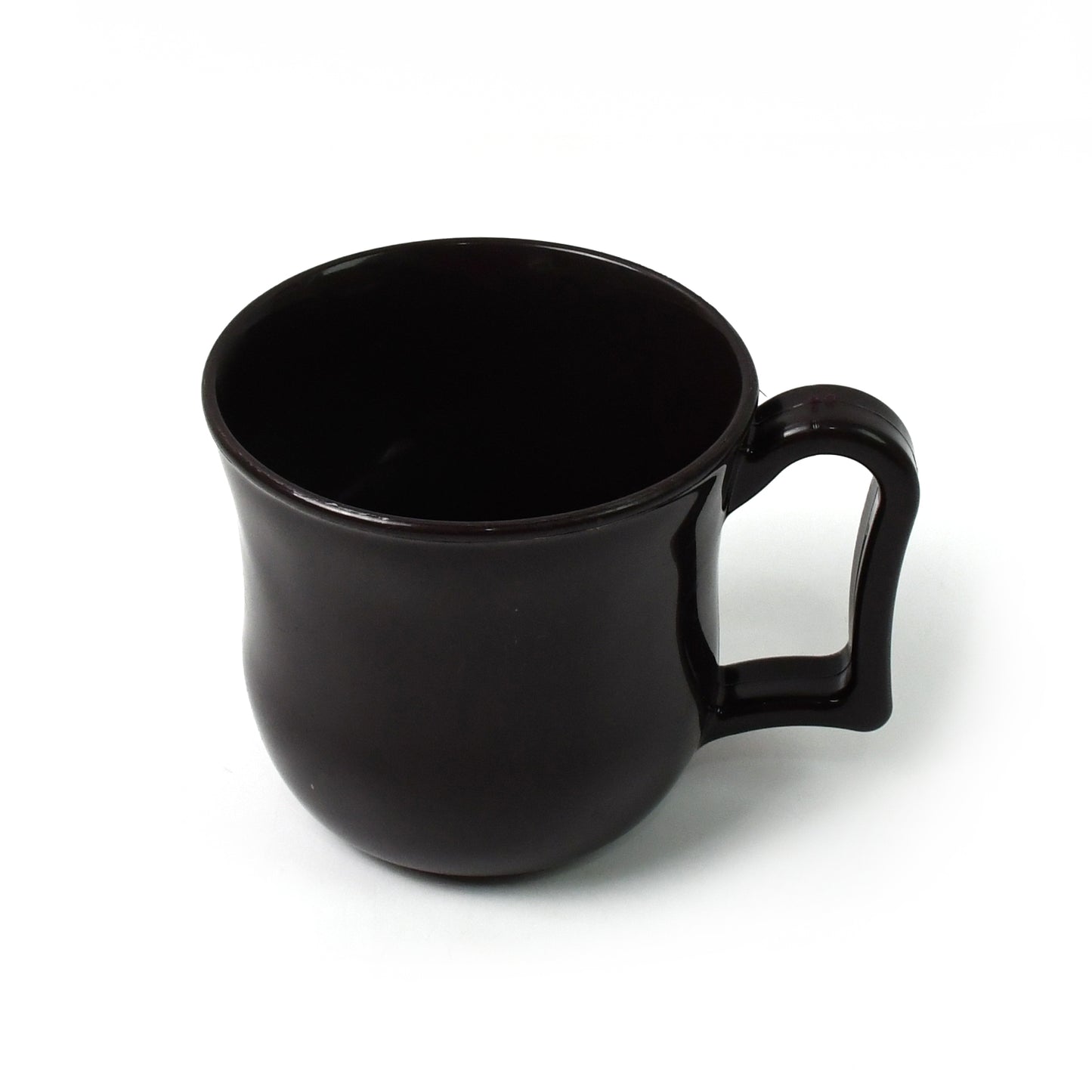 Premium Plastic Coffee Tea Cups Mug With Handle (1 Pc With Color Box Black) - Happy Price - Image 2