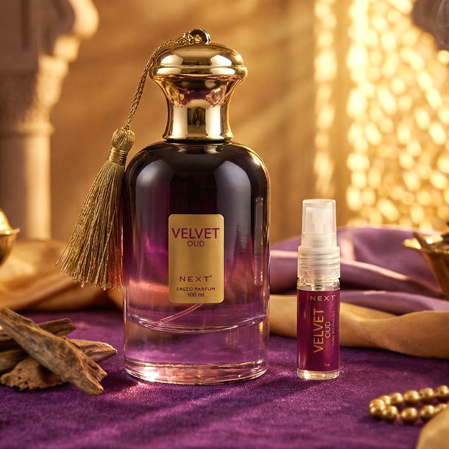 Next Premium Velvet Oud Eau De Perfume 100 ML - Long Lasting Oriental Fragrance - Great Price - Image 2