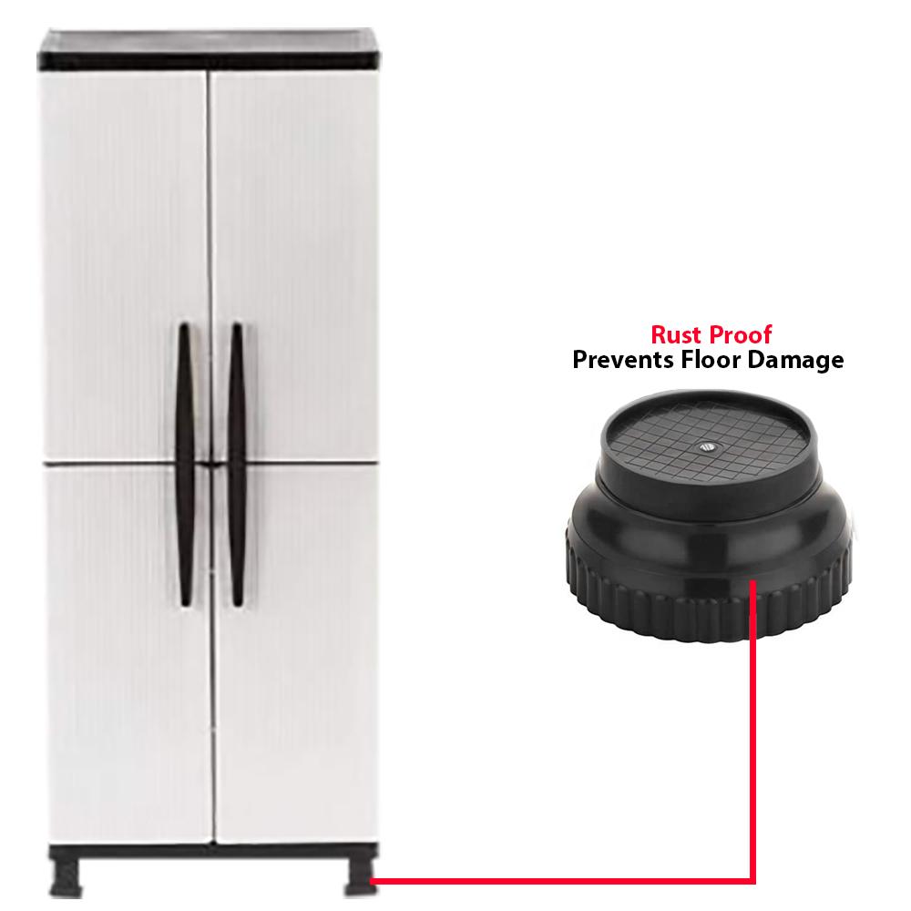 Multi-purpose 4 Pieces Round Plastic Legs Foot And Stand - Happy Price - Image 2