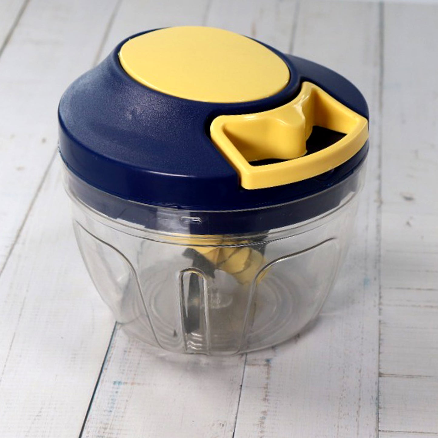 Chopper With 4 Blades For Effortlessly Chopping Vegetables And Fruits For Your Kitchen (650ml) - Happy Price - Image 3