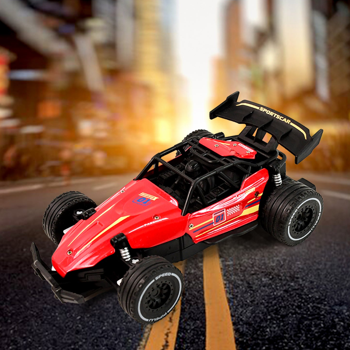 Red RC Off-Road Sports Car Toy - 1 Set - Great Price - Image 5
