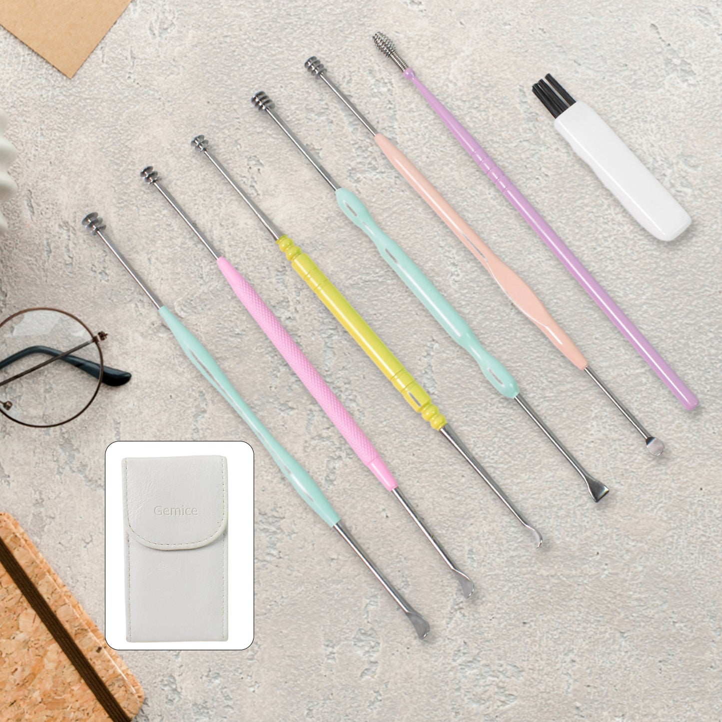 7 Pcs Earwax Removal Kit Ear Cleansing Tool Set - Happy Price - Image 2