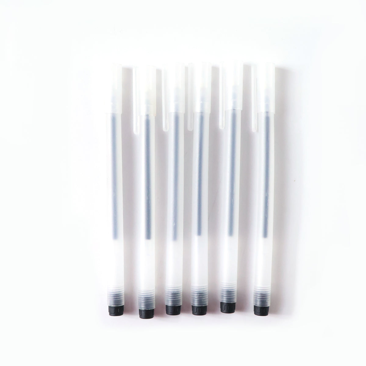 Set of 6 Black Gel Pens for Smooth Writing - Happy Price - Image 3