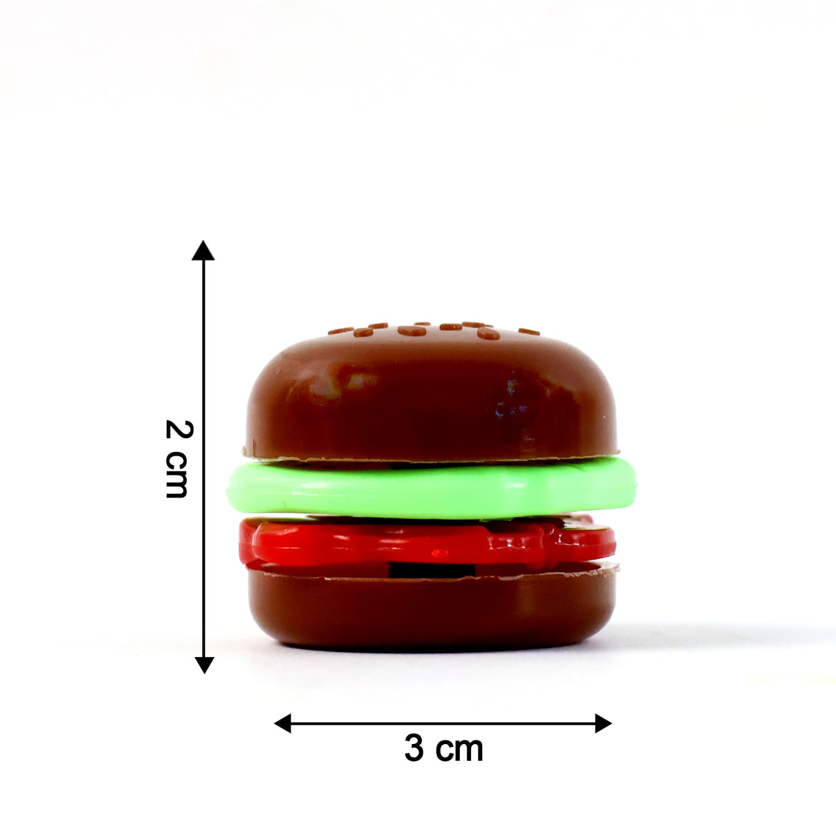 Mini Burger Pretend Play Toy for Kids (1 Pc) - Educational Stackable Food Toy - Happy Price - Image 4