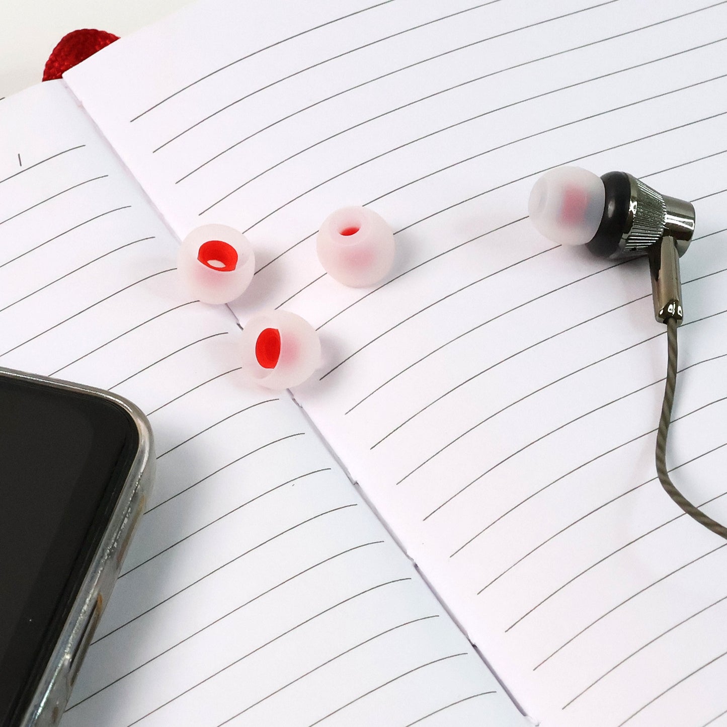 4 Pc Silicone Earbud Tips - Soft In-Ear Replacements for TWS & Wired Earphones - Happy Price - Image 4