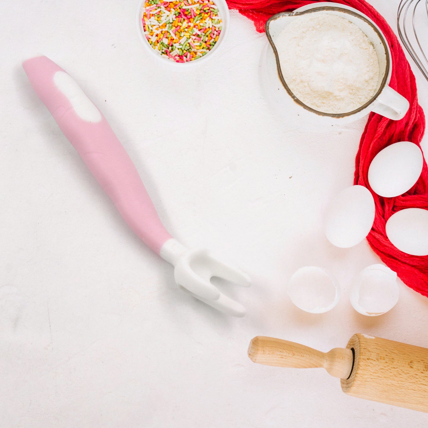 Silicone Bendable Kids Feeding Spoons And Forks Toddler Utensils With Travel Case Baby Spoon And Fork Set For Self-feeding Learning Bendable Handle For Kid Children Toddlers (2 Pc Set) - Happy Price - Image 3