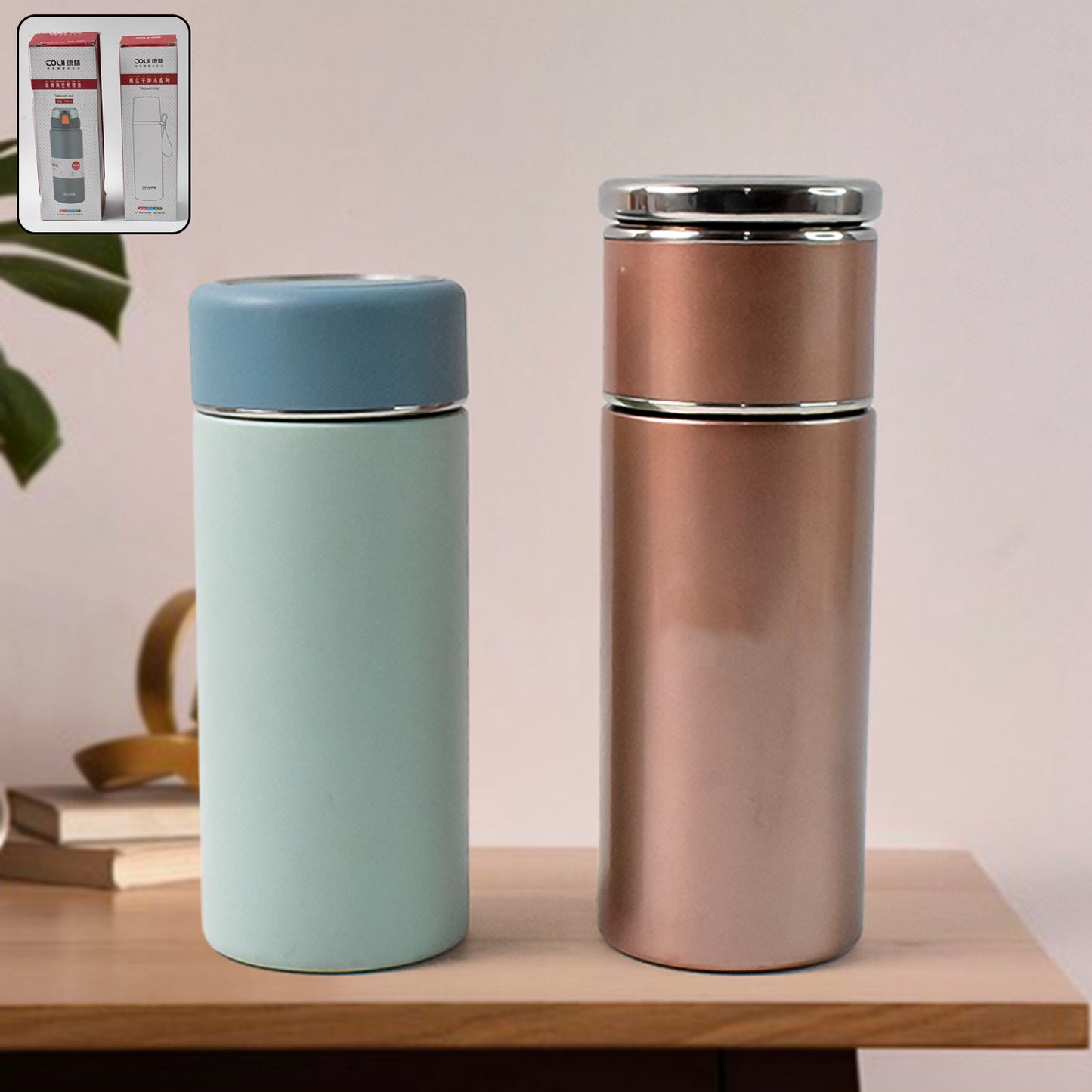 Stainless Steel Insulated Water Bottle, 350ml Capacity, 1 Piece - Happy Price - Image 2