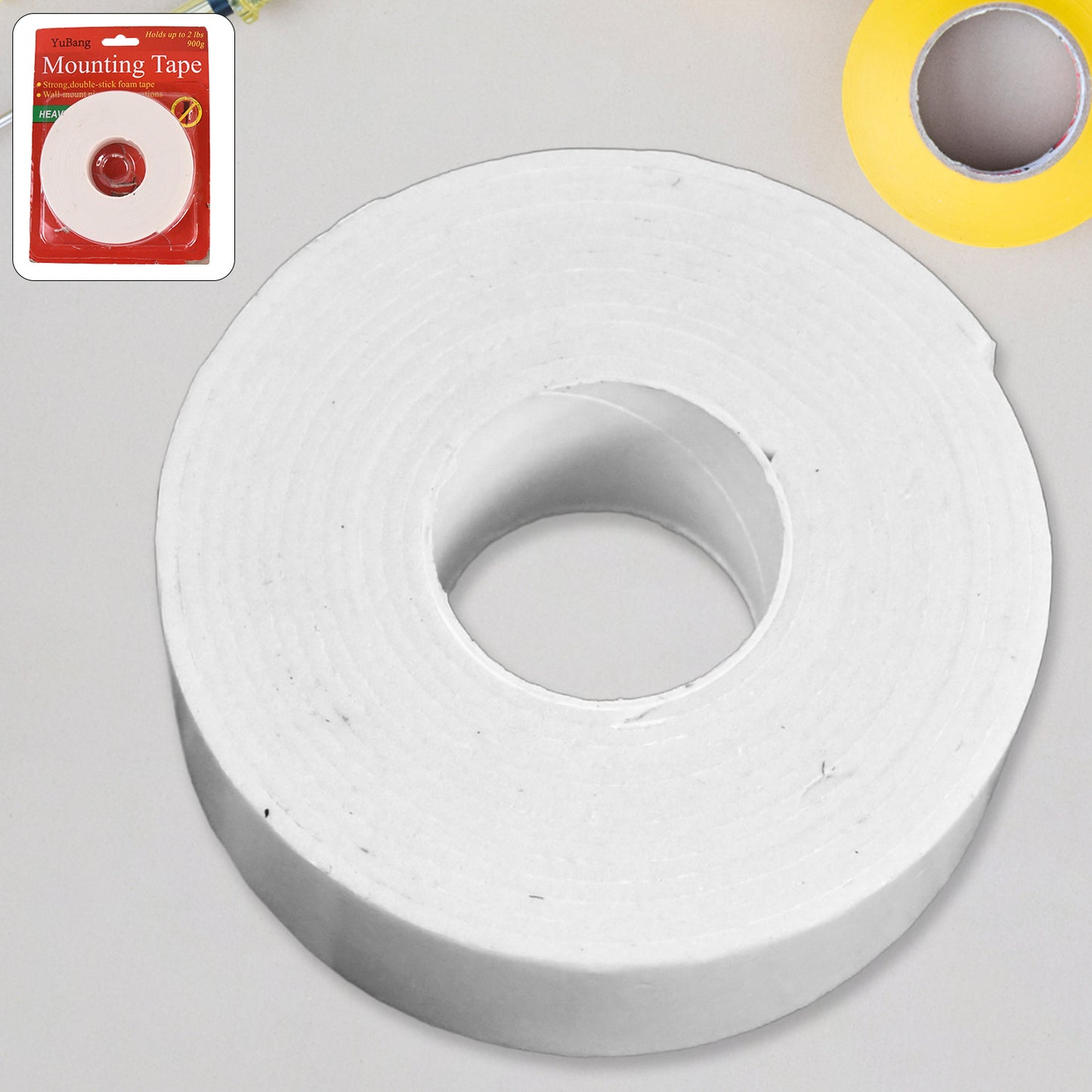 Strong Double Sided Tape Foam Mounting Tape (1 Pc Big) - Happy Price - Image 2