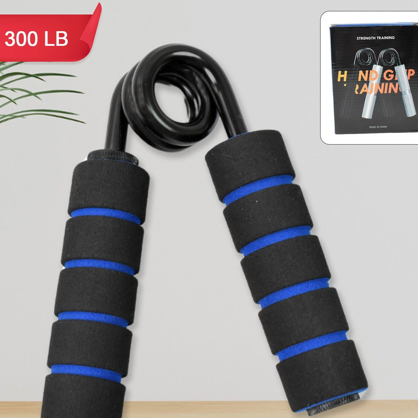 150kg Challenge Hand Exerciser Hand Gripper Finger Strengthener ( 1 Pc 300lb ) - Happy Price - Image 1