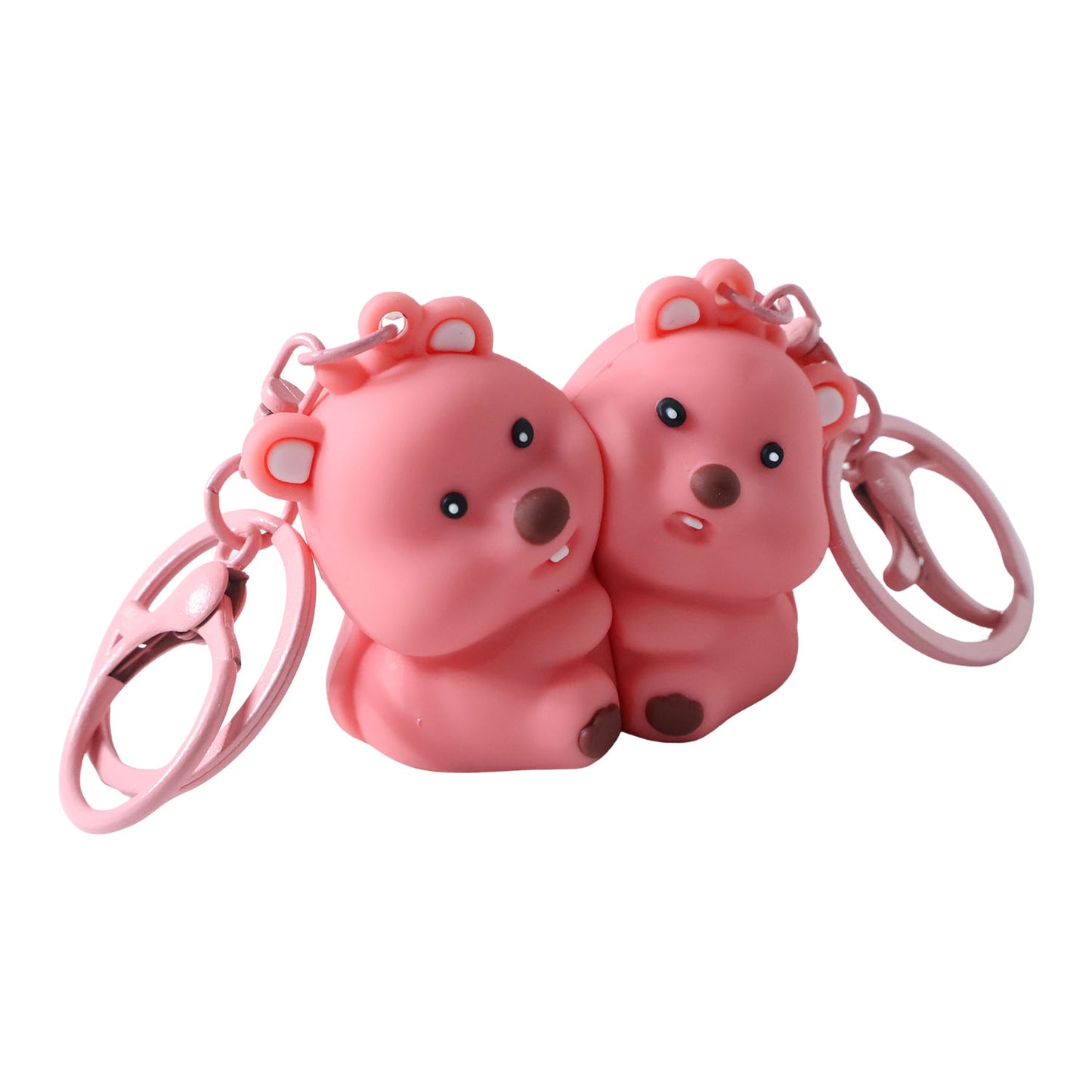 Couple Bear Keychain Set - 2 Pcs Matching Bag Charms - Happy Price - Image 4