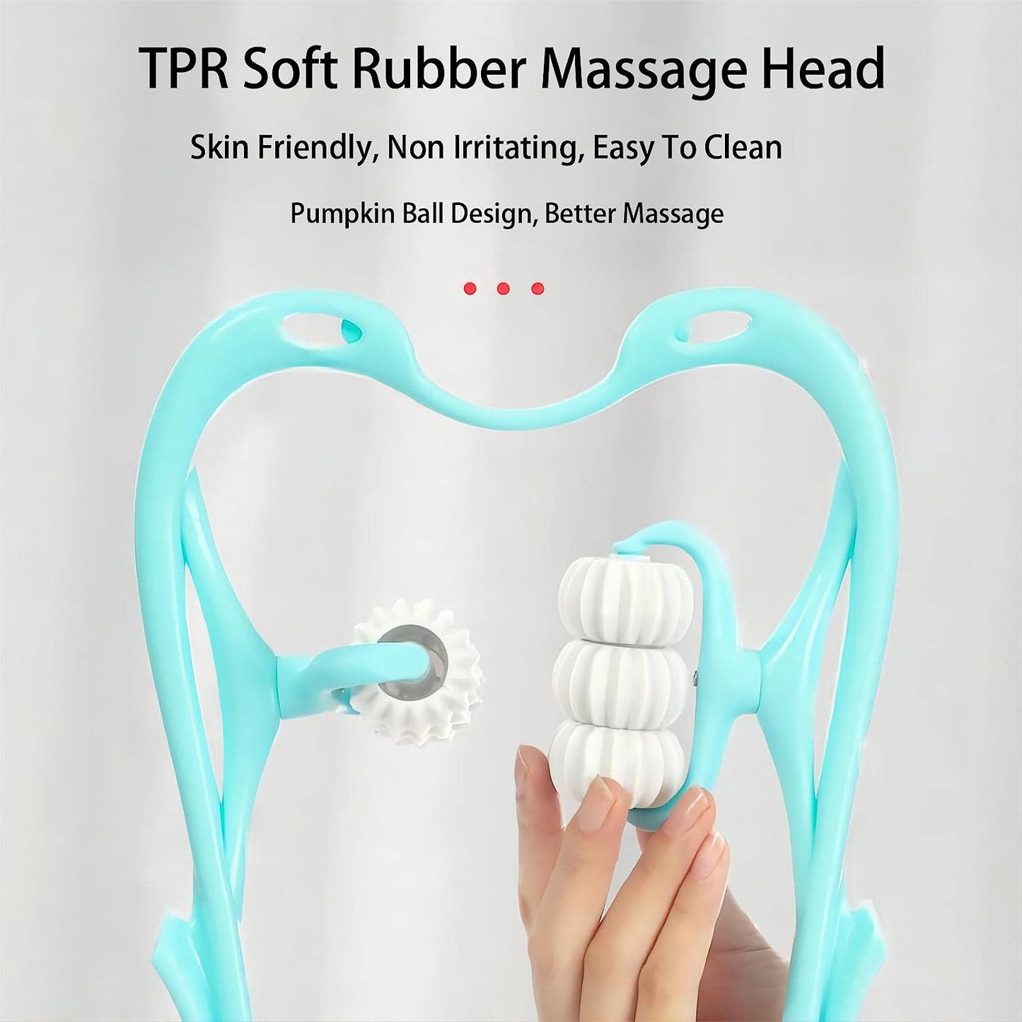 Neck Shoulder Massager 13.5x7.08in Portable Relieving The Back For Men Relieving The Waist Women - Happy Price - Image 7