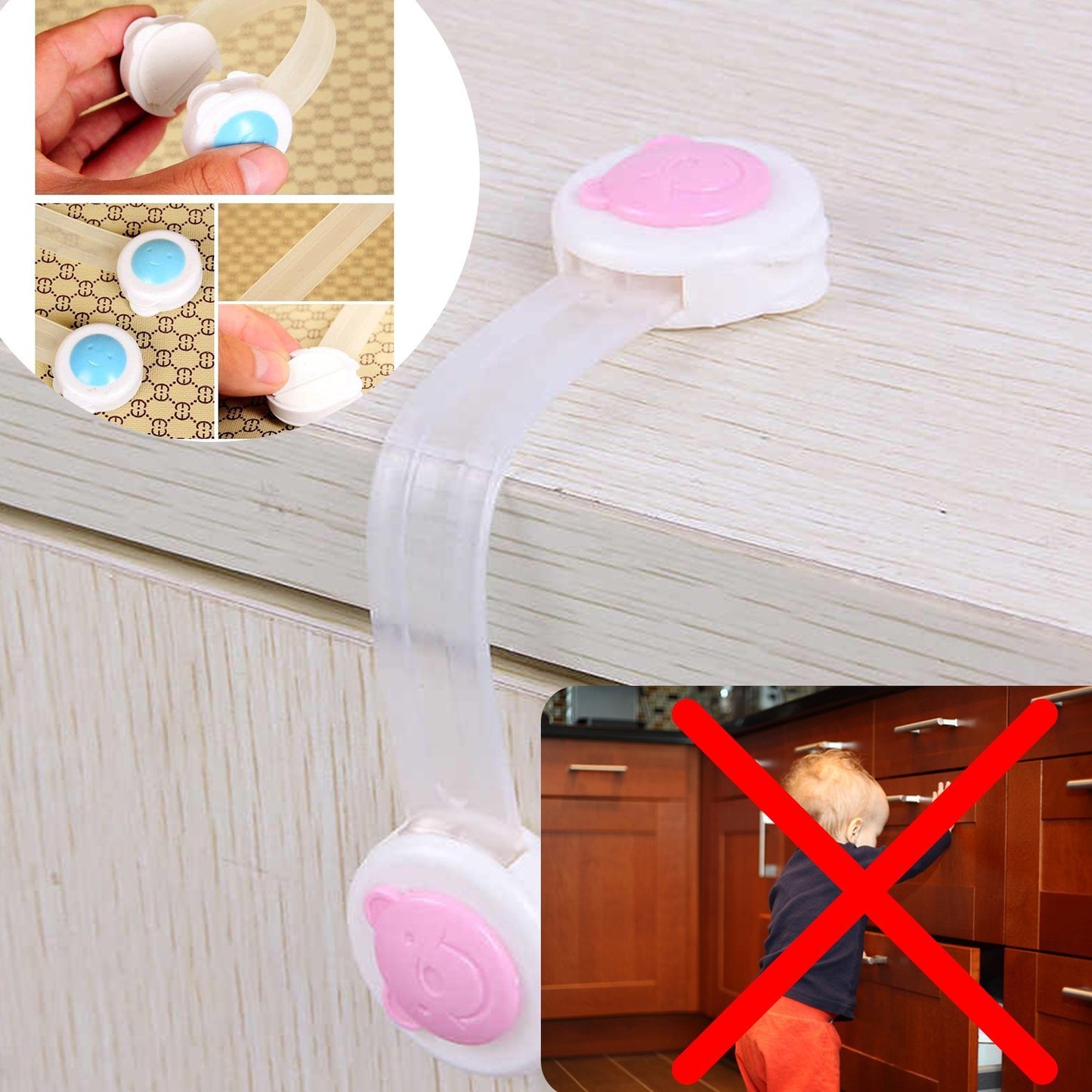 Baby Proofing Child Safety Strap Locks (1pc Only) - Happy Price - Image 7