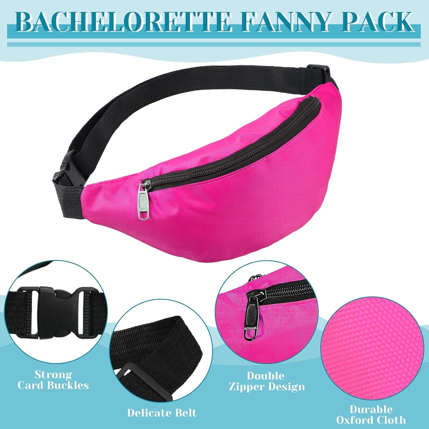 Adjustable Waist Bag 1 Pc - Lightweight Travel Pouch with Zipper - Great Price - Image 2