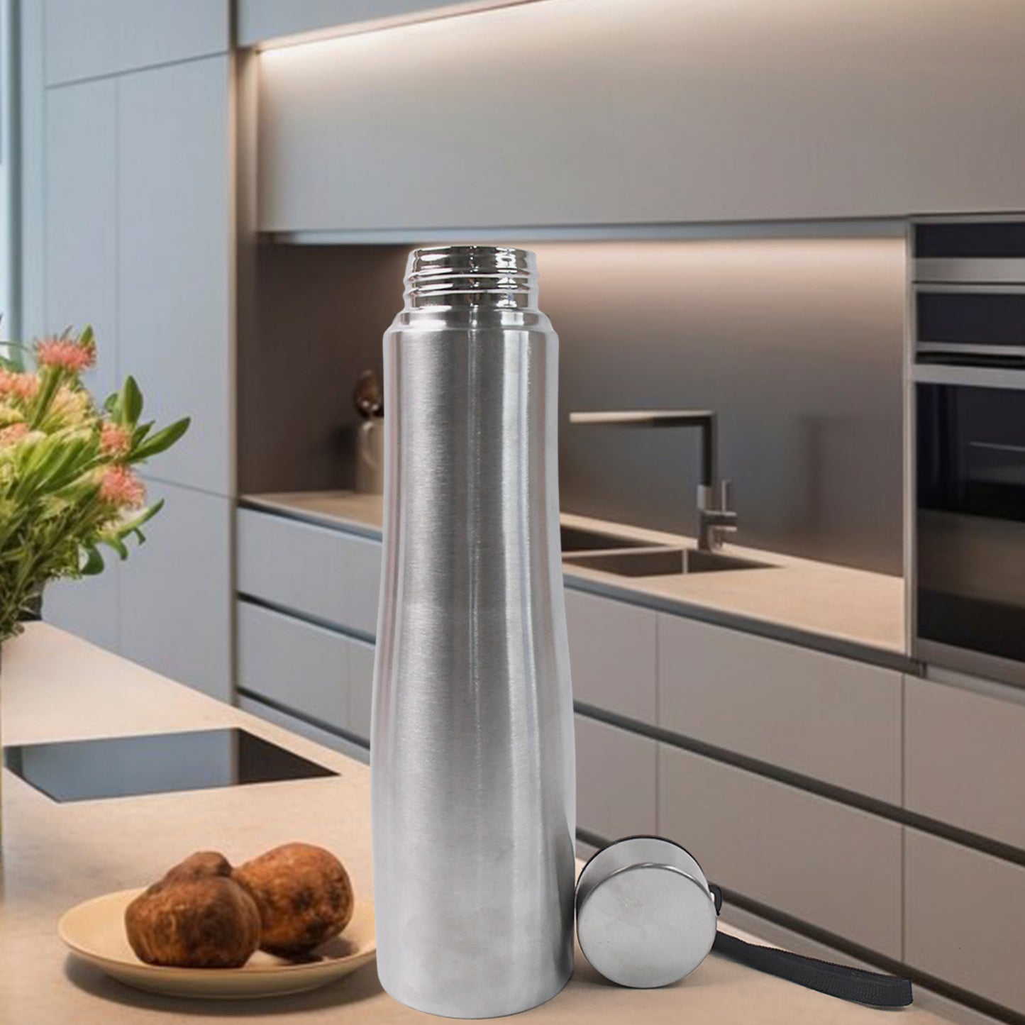 Stainless Steel Insulated Water Bottle - 1000 ML - Happy Price - Image 4