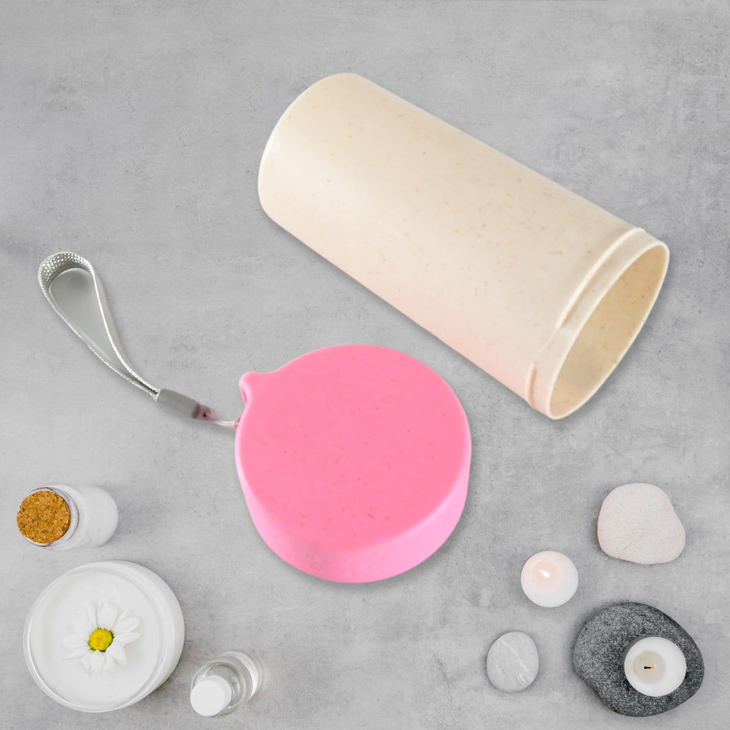 Travel Coffee Cup Portable Water Bottle Wheat Straw Coffee Tea Mug Coffee Mug With Lids For Coffee Tea (300 Ml Approx) - Happy Price - Image 3