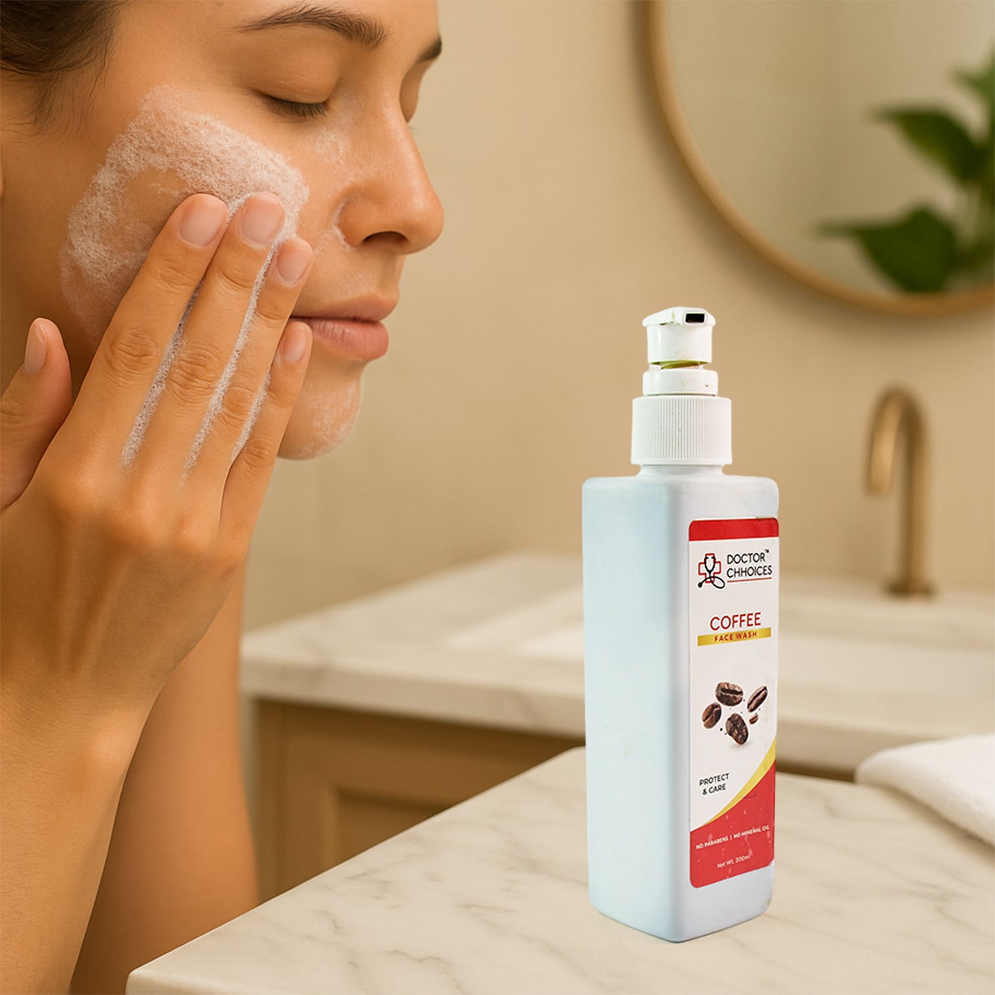 Doctor Chhoices Coffee Face Wash 200ml (1 Pc) - Happy Price - Image 3