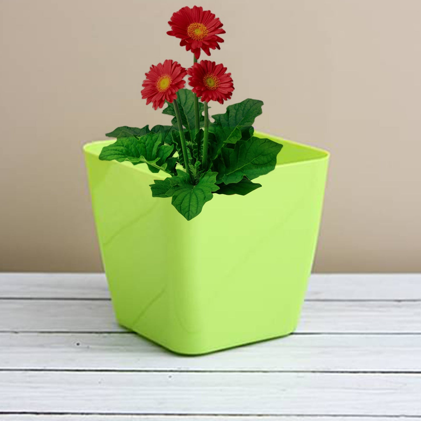 Flower Pots Square Shape For Indooroutdoor Gardening - Happy Price - Image 2