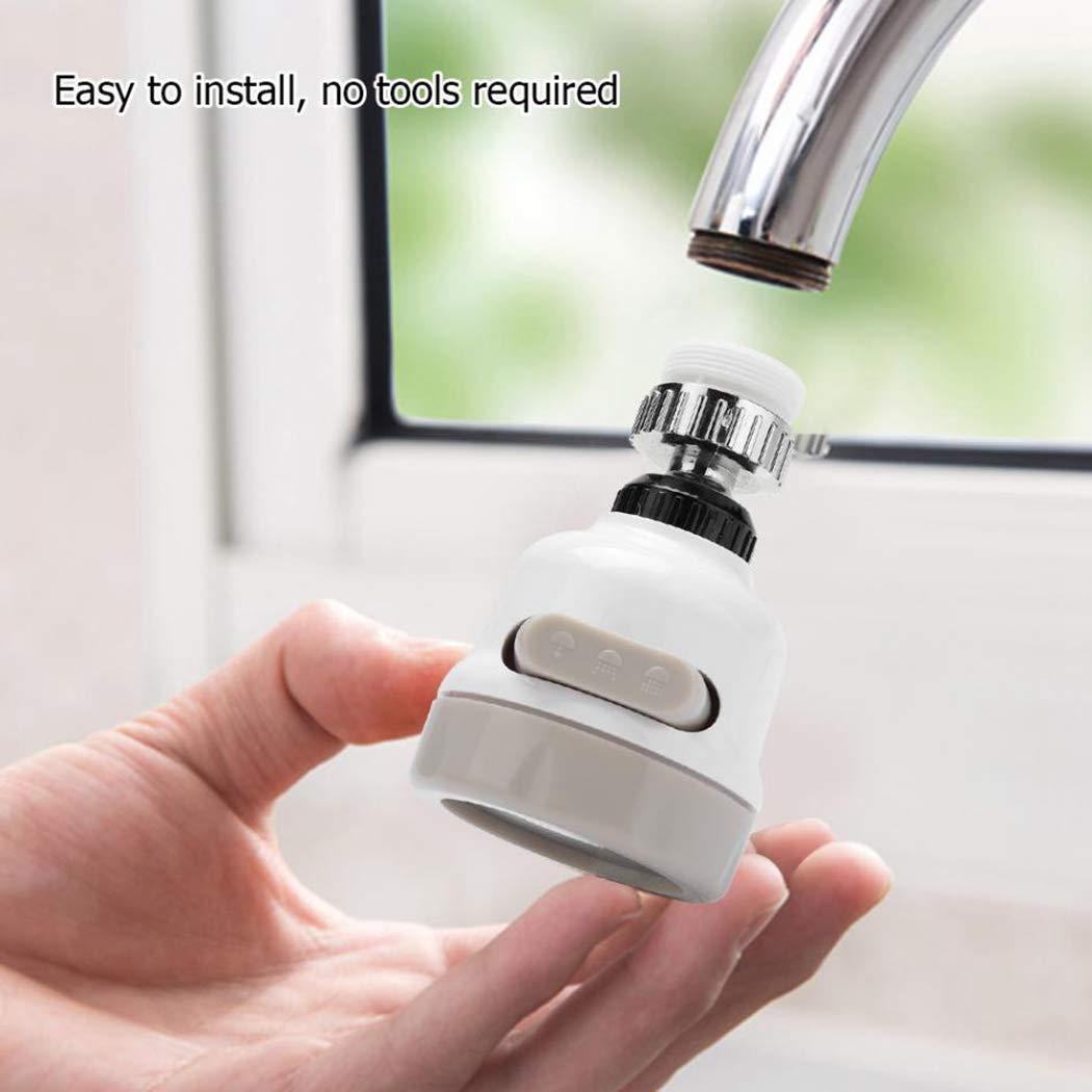 Rotatable Splash Proof 3 Modes Water Saving Nozzle Filter Faucet Sprayer - Happy Price - Image 4