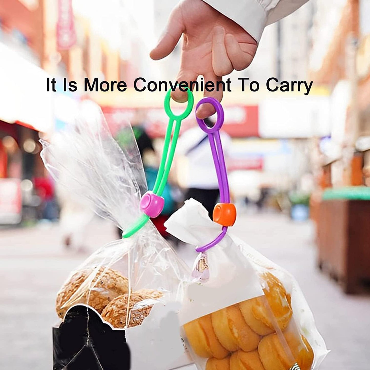 Bag Clips Food Clips Multi-purpose Sealer Reusable Cable Ties Cord Organizer Bag Clips Food Clips For Home Kitchen Office (1 Pc) - Happy Price - Image 3