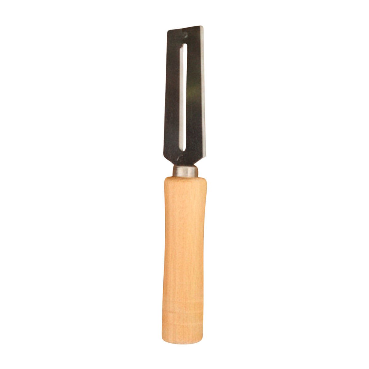 Durable Stainless Steel Vegetable Peeler with Wooden Handle - 1 Pc Kitchen Tool - Happy Price - Image 4