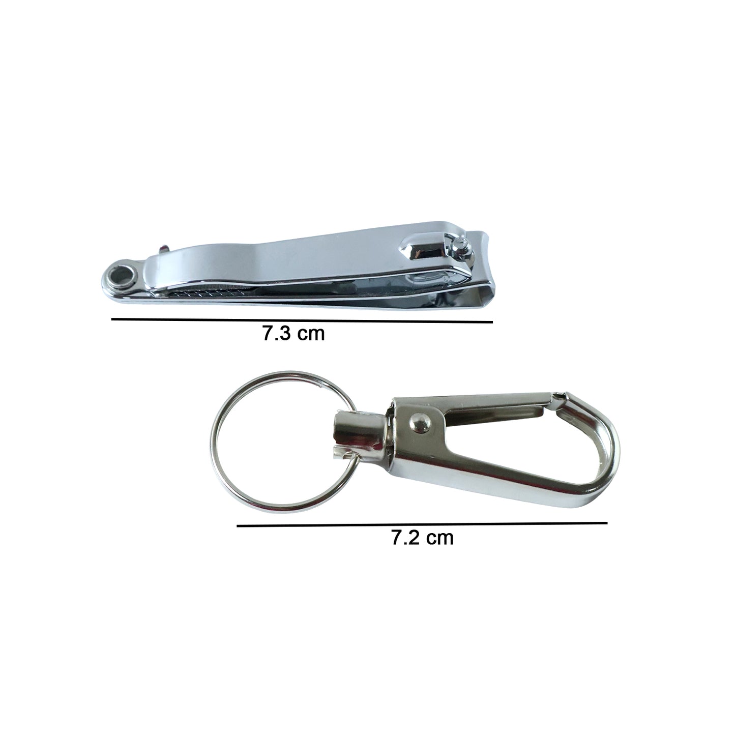 Stainless Steel Nail Clipper Set with Keychain Holder (2 Pc) - Happy Price - Image 5