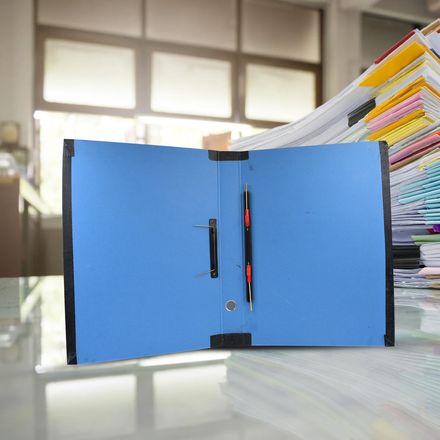 Standard File Plastic Clip File Folder Paper Holder Documents File (3526 Cm 1 Pc) - Happy Price - Image 4