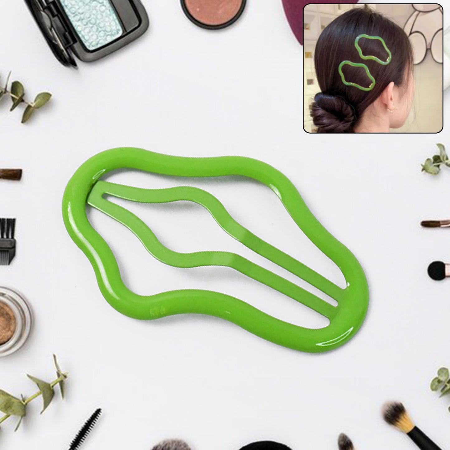 Hair Clips Multicolor Women Hair Accessorie (1 Pc) - Happy Price - Image 2