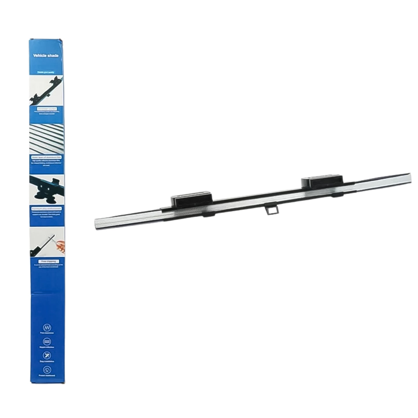 Retractable Long Foldable Windshield Sun Shade For Car (1 Set) - Happy Price - Image 4