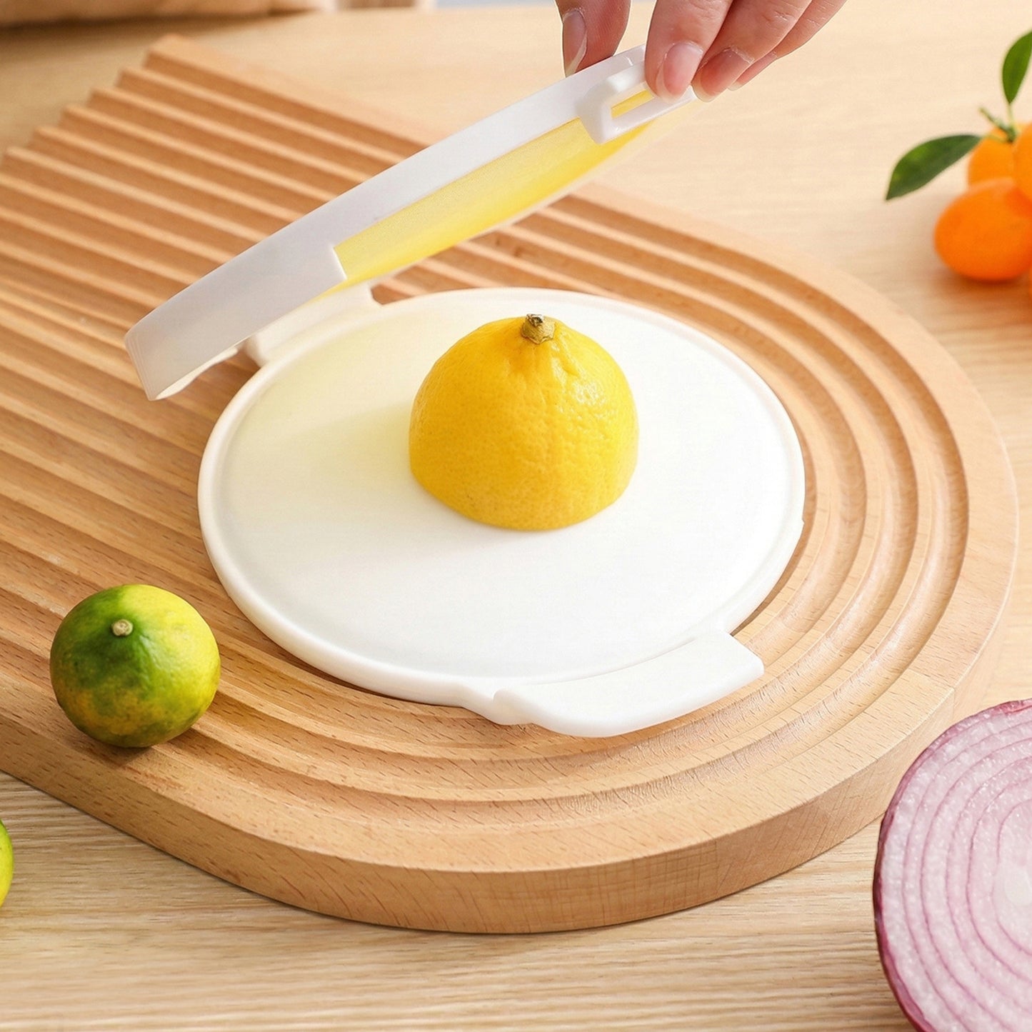Round Food Container with Lid - 1 Pc, 18 x 15 Cm - Great Price - Image 2