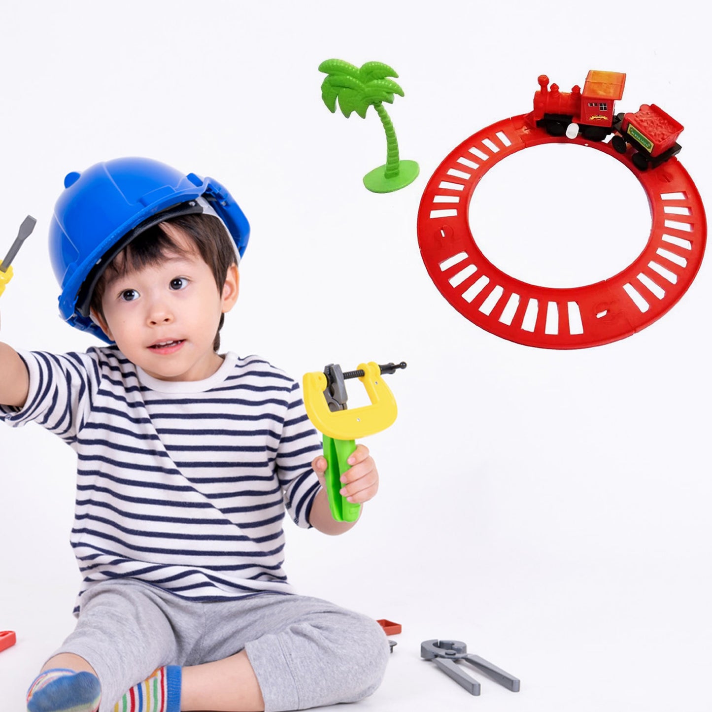 World Express Mini Train Play Set For Kids - Happy Price - Image 3