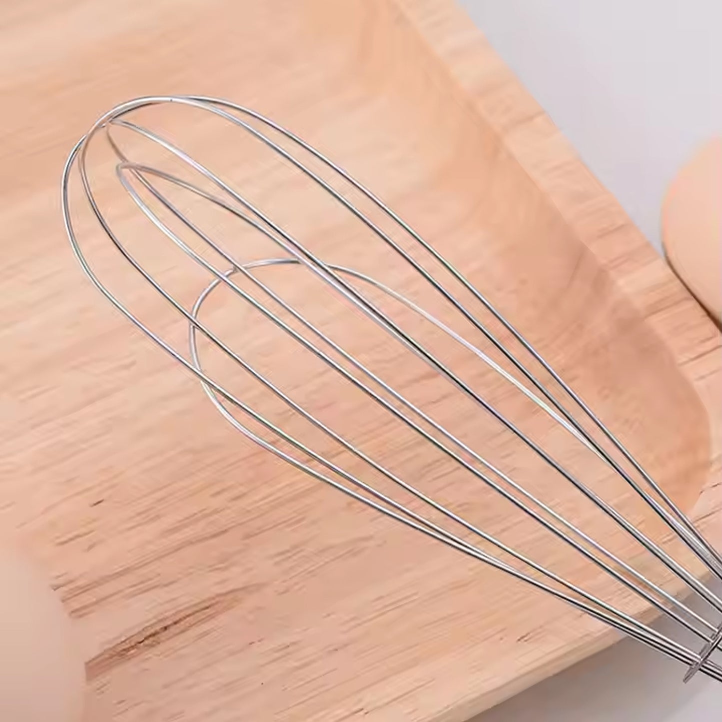 Stainless Steel Manual Milk Frother Egg Whisk Free Egg Separator (1 Pc) - Happy Price - Image 3