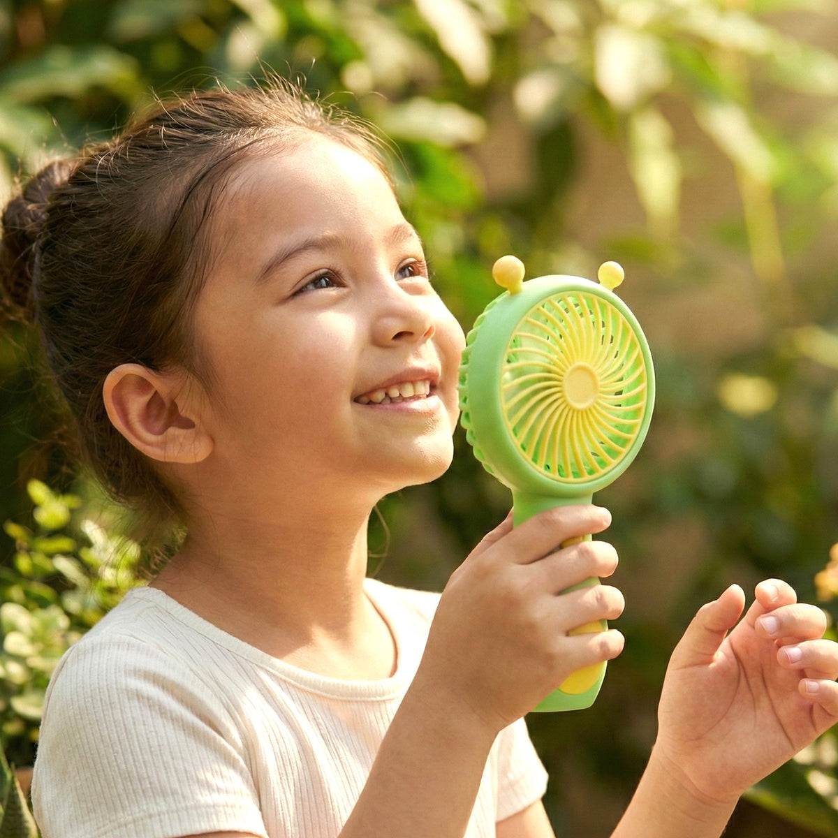 Cute Rechargeable Mini Handheld Fan for Kids - 1 Pc - Happy Price - Image 3