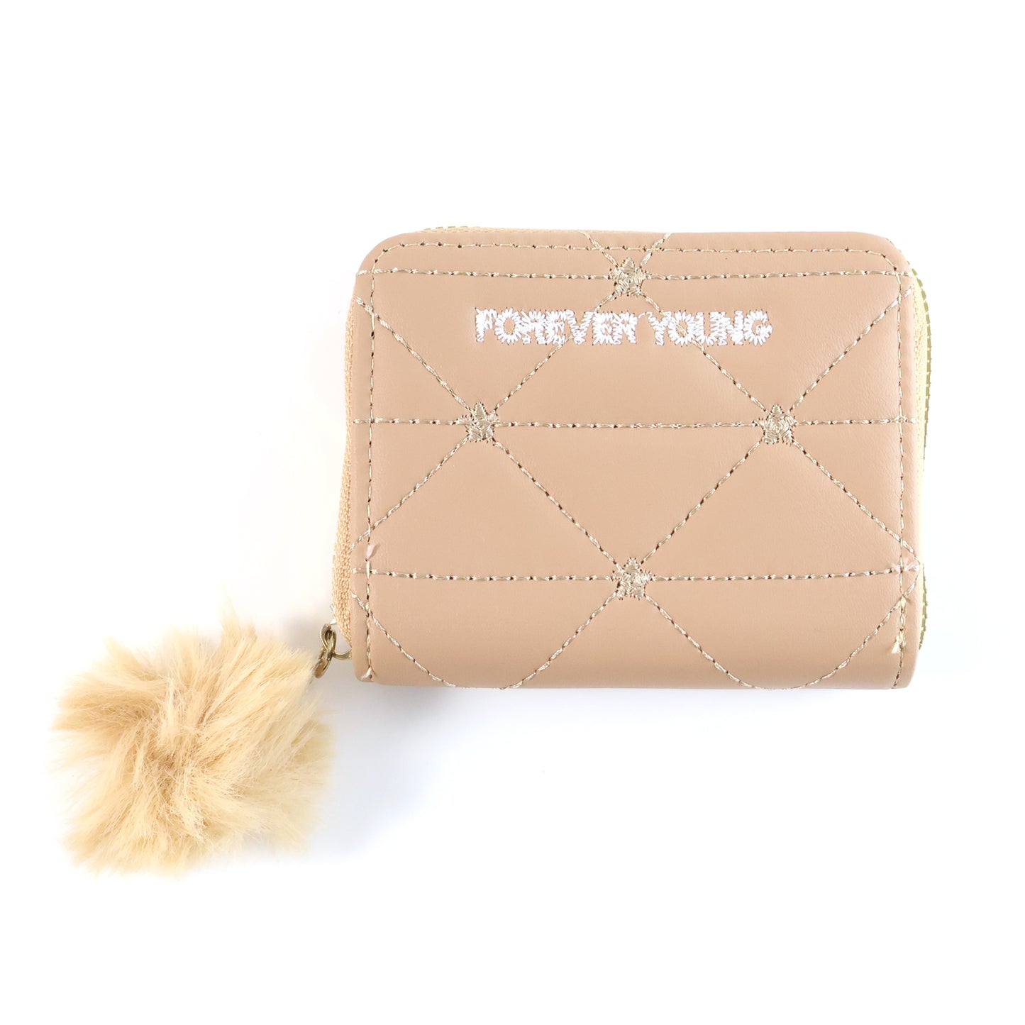 Cute Furry Zip Kids Wallet - 1 Pc - Happy Price - Image 2