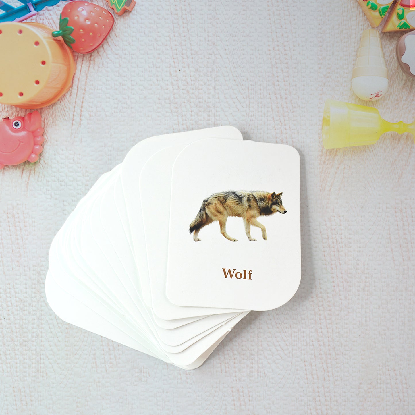 Kidkraft 32-piece Animal Flash Cards Set - Happy Price - Image 4