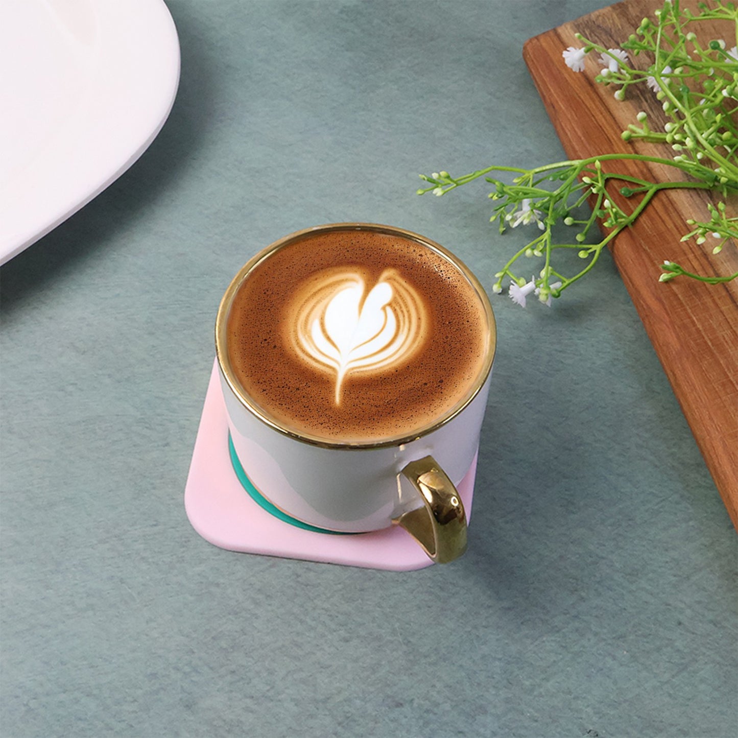 Silicone Drink Coaster with Lemon Design - Heat Resistant & Anti-Slip (1 Pc, 8x8 cm) - Happy Price - Image 7