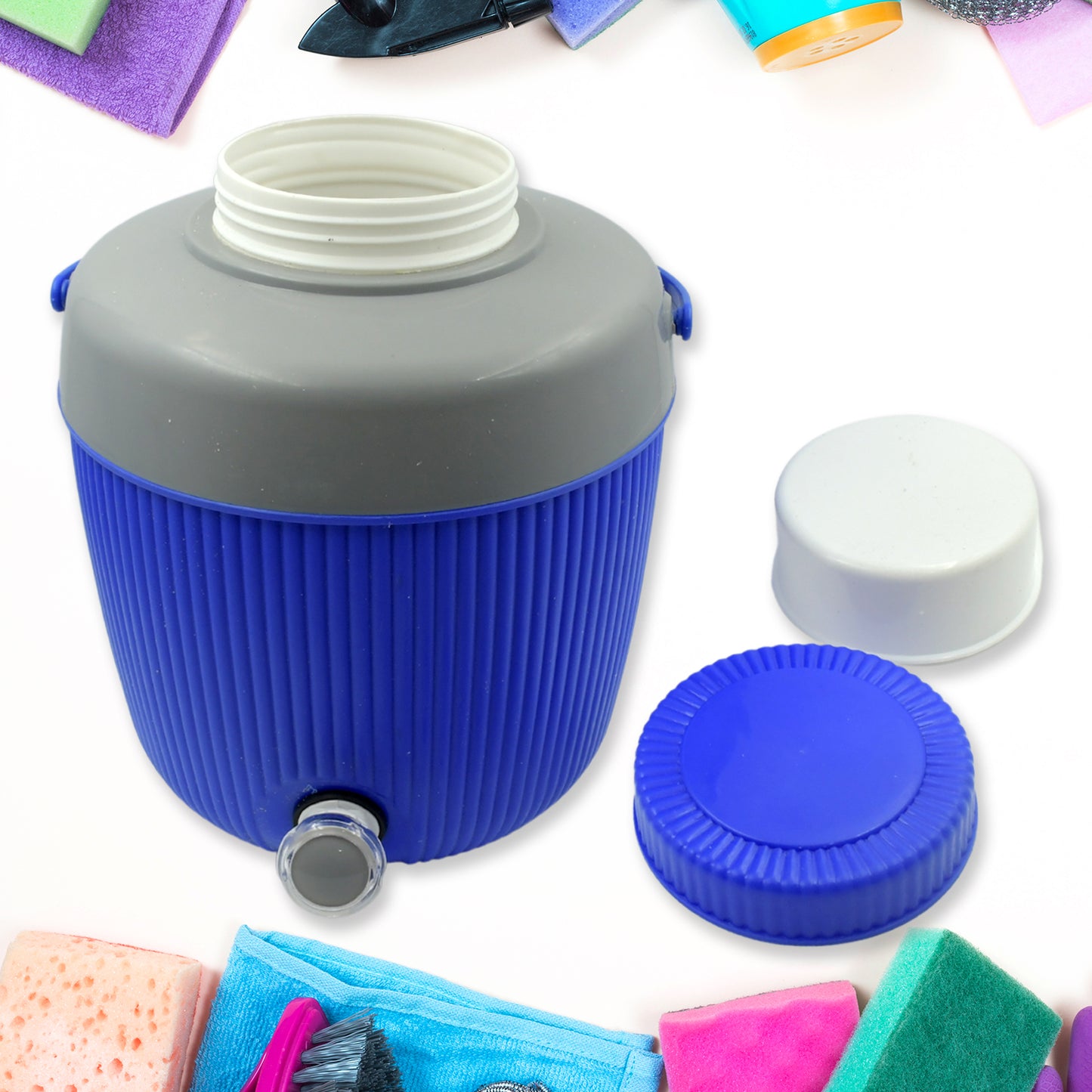 Insulated Water Jug Insulated Plastic Water Jug With A Sturdy Handle Water Jug Camper With Tap Plastic Insulated Water Water Storage Cool Water Storage For Home Travelling (6000 Ml ) - Happy Price - Image 5