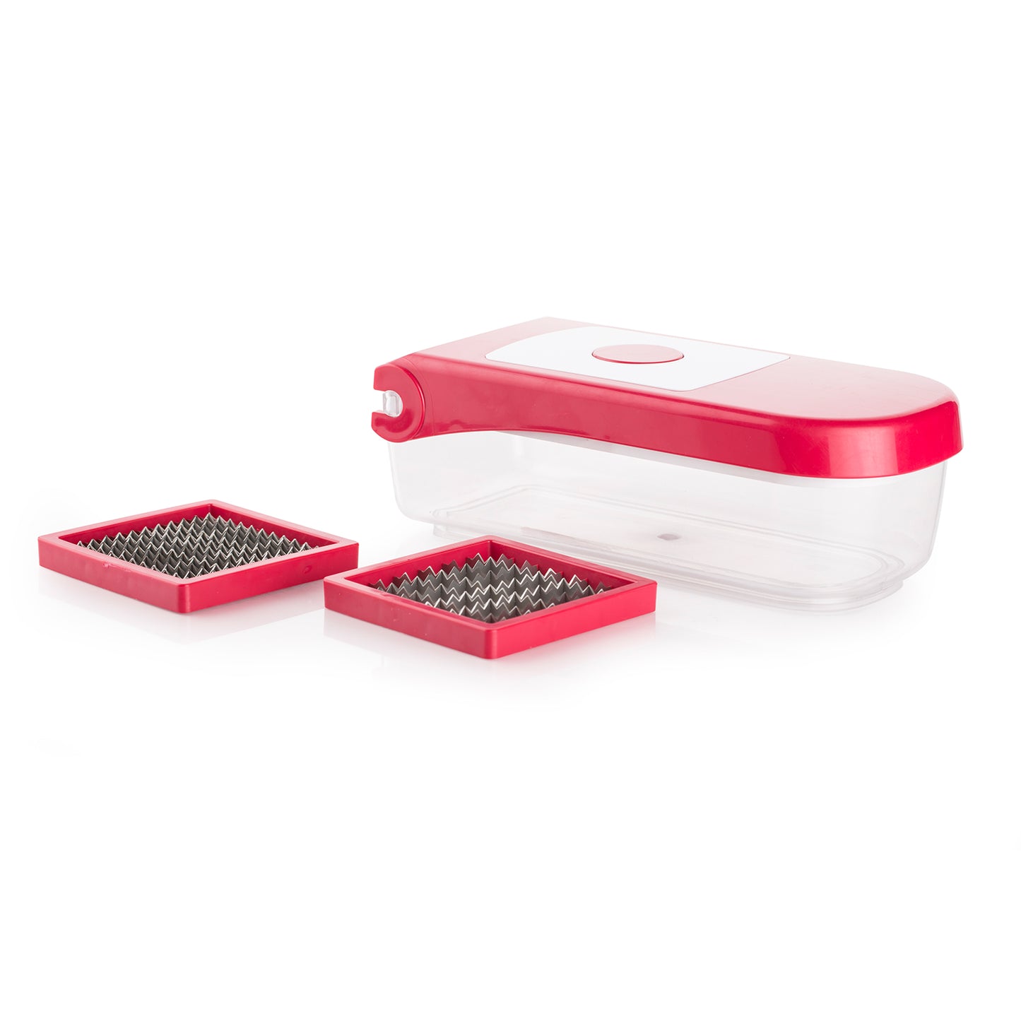 Ganesh Plastic Chopper Vegetable And Fruit Cutter Red - Happy Price - Image 7