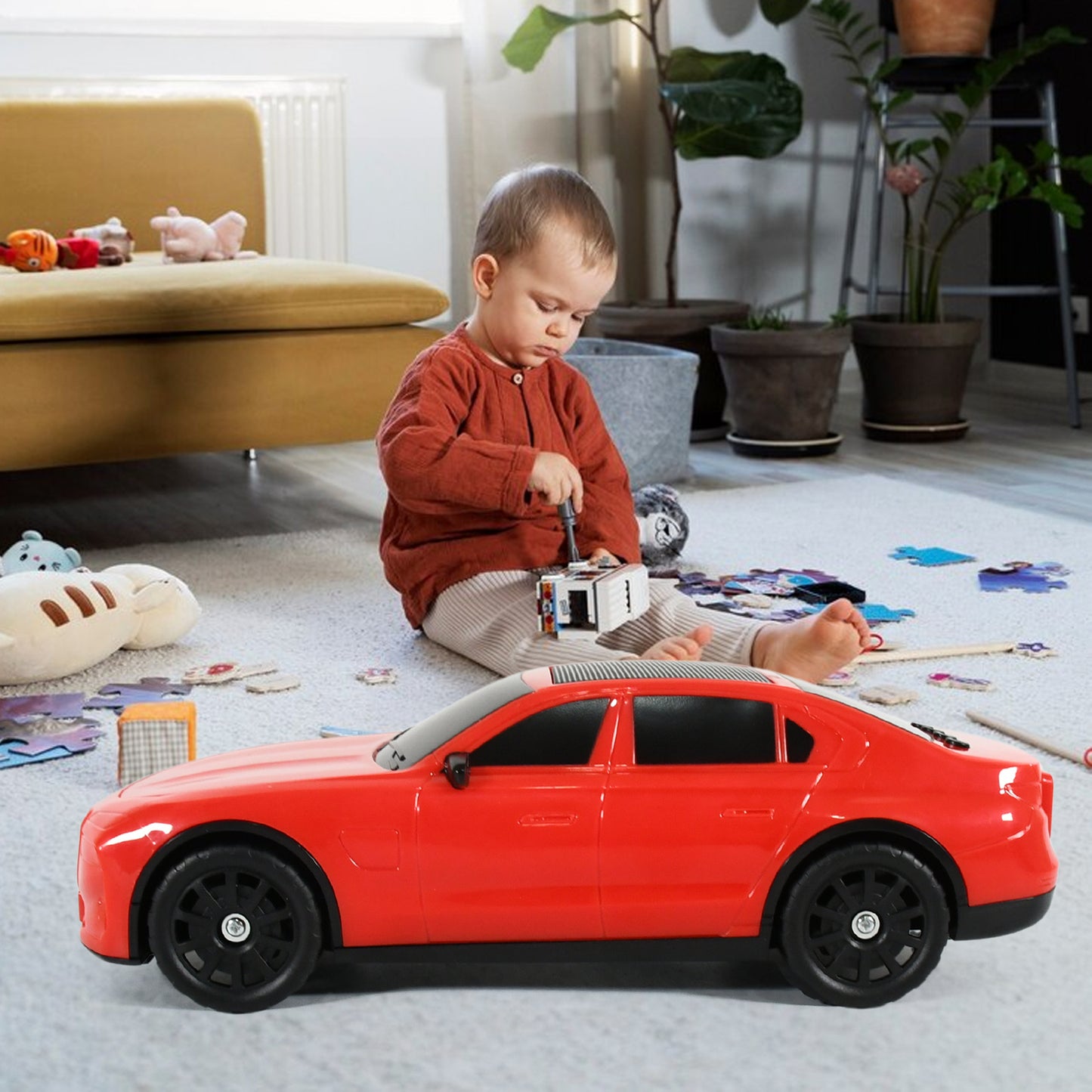 Wireless Bluetooth Speaker Portable Car Shape Music Speaker Support Bluetooth Tf Card Usb Fm Radio Function Unique Shape Car Speaker - Happy Price - Image 3