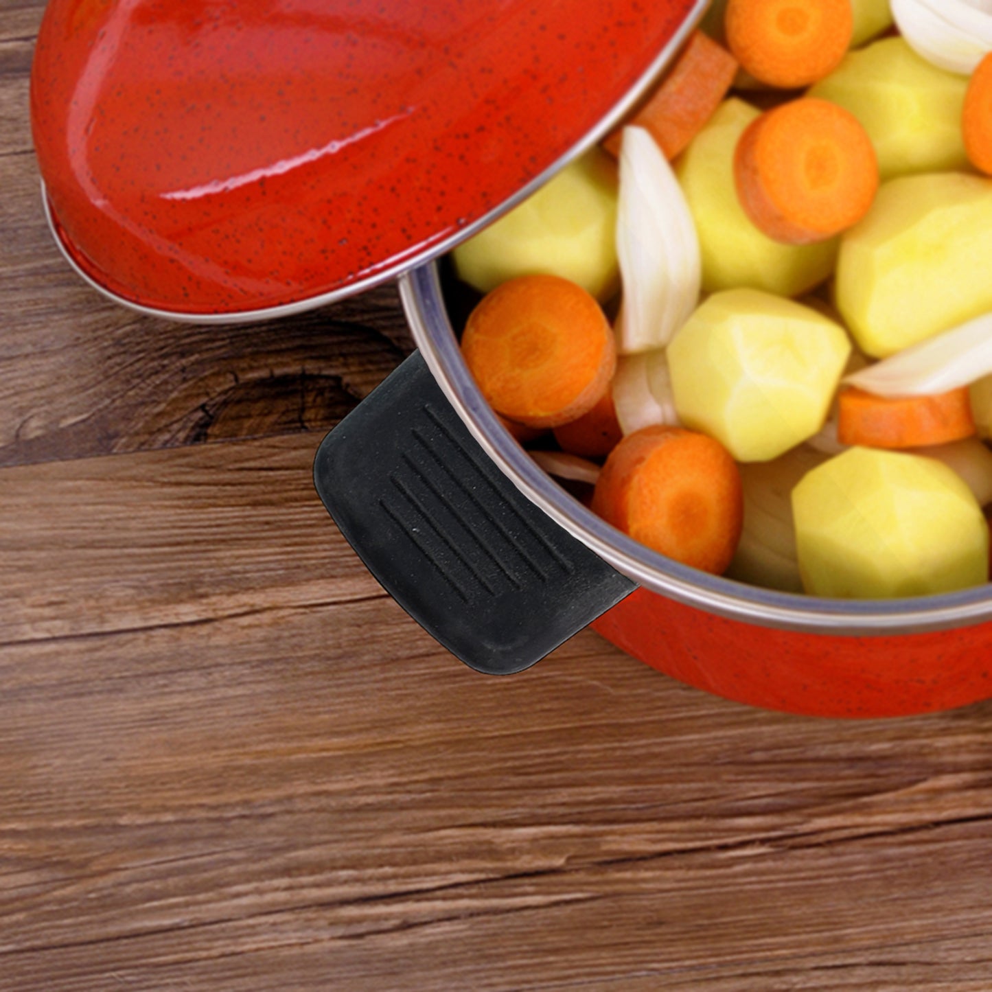 Premium Silicone Heat Resistant Pot Handle Cover For Cookware (1 Pc) - Happy Price - Image 5