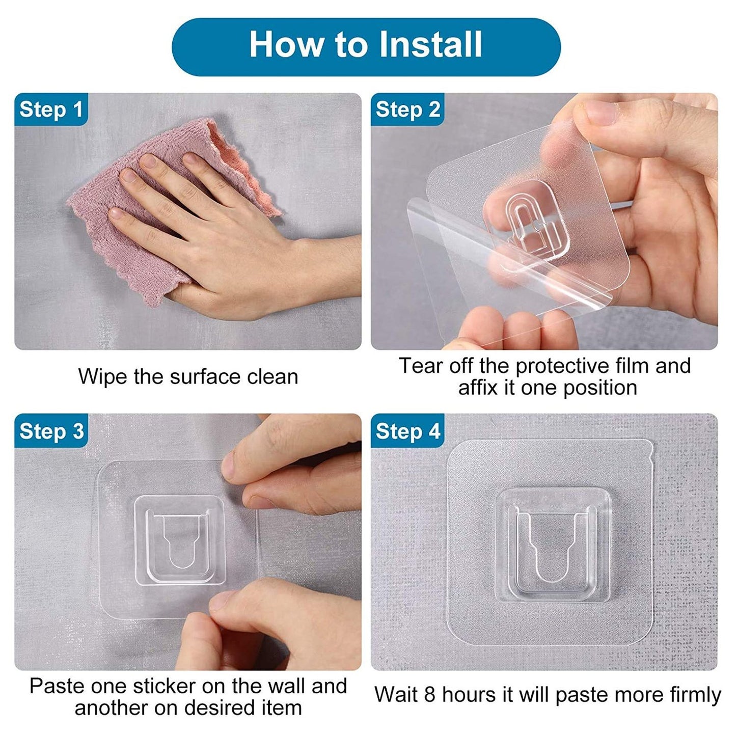 Multipurpose Kitchen Bathroom Shelf Wall Holder Storage Rack Bathroom - Happy Price - Image 3