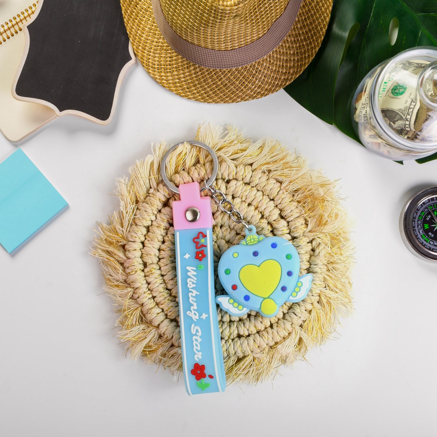 Cute Silicone 3d Key Chain With Metal Hook Strap (Pack Of 1) - Happy Price - Image 2