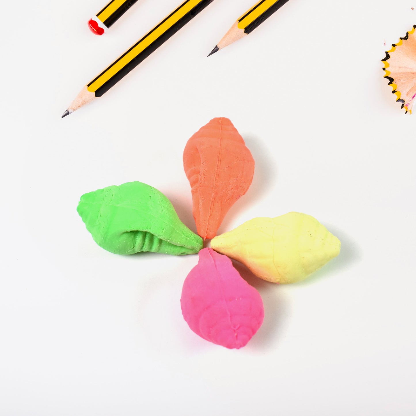 Shankh Shape Eraser Rubber (1 Pc Mix Colour Design) - Happy Price - Image 4