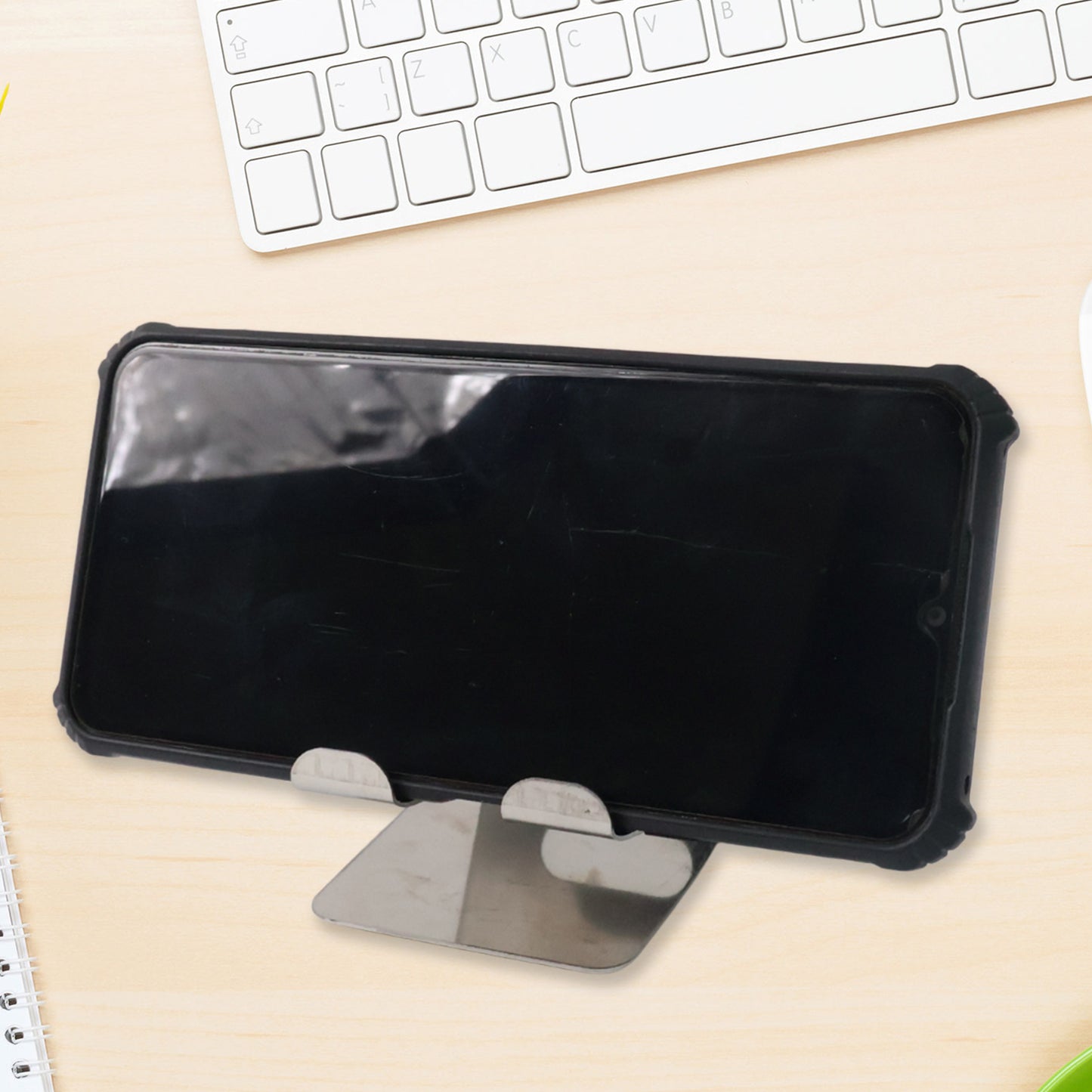 Adjustable Stainless Steel Mobile and Tablet Stand Holder - 1 Piece - Happy Price - Image 3