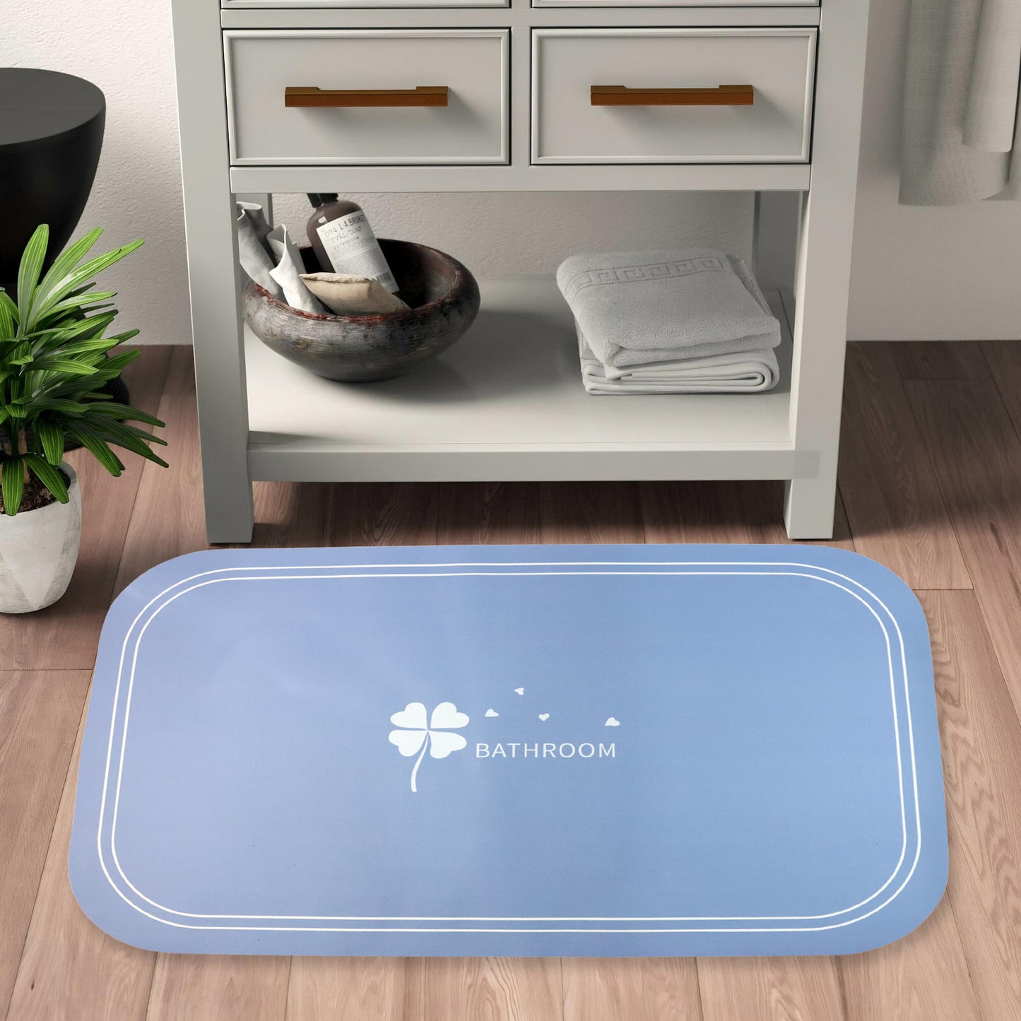 Anti-Slip Bathroom Floor Mat - 80 x 50 cm (1 Pc) - Happy Price - Image 3